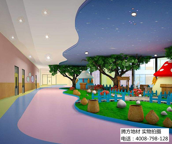 鋪了這樣的幼兒園地板，我一定要讓孩子上！